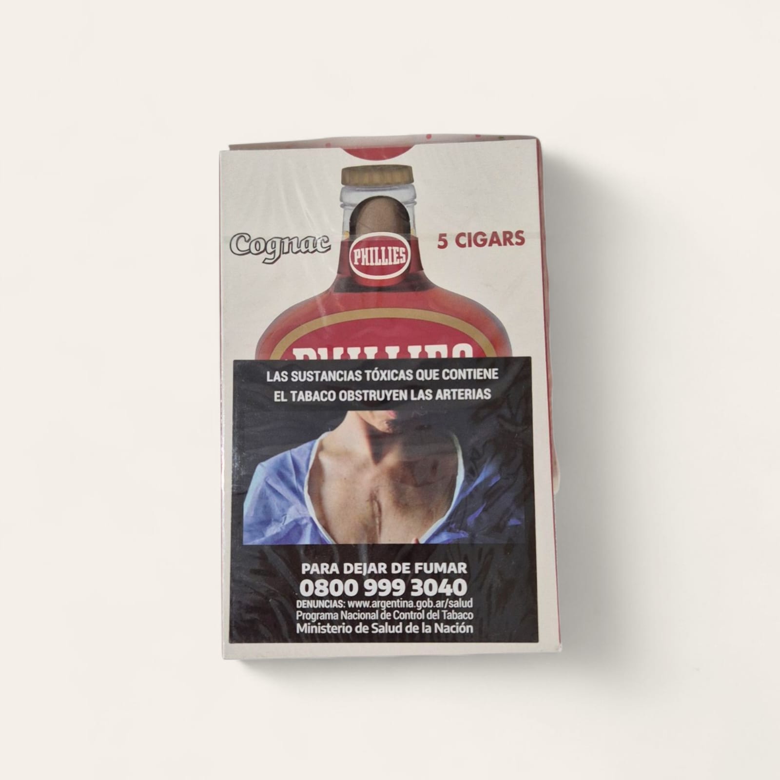 Phillies Blunt COGNAC x un. (Cajita x 5 cigarros)